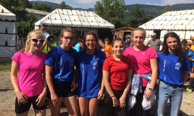 PODIUM DES JEUNES OFFICIELS
(Romane Amalbert à droite)